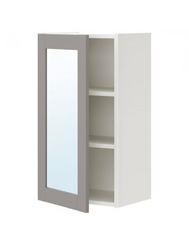 ENHET Spiegelschrank 1 Tür weiß/grau Rahmen 40x32x75 cm  Deutschland - yj2647