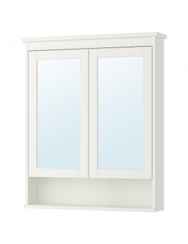HEMNES Spiegelschrank 2 Türen weiß 83x16x98 cm  Deutschland - kr5543