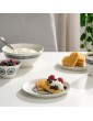 FRIKOSTIG Dessertteller weiß/gemustert 19 cm Deutschland - wd2121