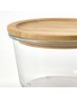 IKEA 365+ Vorratsbehälter mit Deckel rund Glas Glas Bambus. Jetzt zugreifen Deutschland - hj6914
