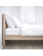 MALM Schlafzimmermöbel 4er-Set Eichenfurnier weiß lasiert 140x200 cm Deutschland - st3899