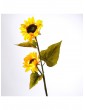 Außenbeleuchtung | MARELIDA LED Solar Gartenstecker Sonnenblume in gelb - HL34839