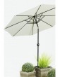 Weitere Gartenartikel | Gartenfreude Sonnenschirm 270 cm in Creme - NI10820