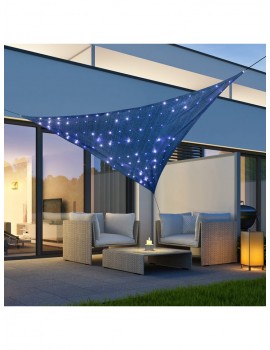 Weitere Gartenartikel | Profigarden LED-Solar-Sonnensegel in Blau - UI68075