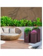 Weitere Gartenartikel | Relaxdays 3-tlg. Pflanzkübel Set in Rotbraun - ZN22530