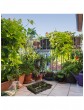 Weitere Gartenartikel | Relaxdays 4x Mini Anzuchthaus in Schwarz - VQ82628
