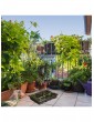 Weitere Gartenartikel | Relaxdays 4x Mini Anzuchthaus in Schwarz - VQ82628