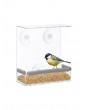 Weitere Gartenartikel | Relaxdays Vogelfutterhaus in Transparent - RX70203