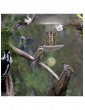 Weitere Gartenartikel | Relaxdays Vogelfutterspender in Silber - QV81562