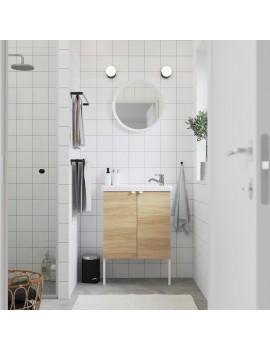 GETRYGGEN Waschbeckenunterschrank 2 Türen Hochglanz/weiß 60x38x51 cm  Deutschland - yd8329
