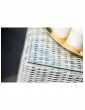 Gartenmöbel | GMD Living Beistelltisch VERACRUZ mit Glasoberfläche in Farbe Cloudy Grey - YF18893