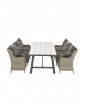 Gartenmöbel | GMD Living Gartenmöbel Sitzgruppe OSBORNE mit XXL Tisch in Farbe Havanna/Sand - WR21515