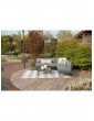 Gartenmöbel | GMD Living Loungegruppen Set ANNABELLA in Farbe Gestell schwarz / Polster grau - RP88889