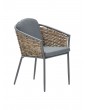 Gartenmöbel | GMD Living Sessel zu Garten Sitzgruppe BALI in Farbe Grau / Holz - CJ94156
