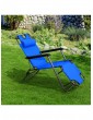 Gartenmöbel | Outsunny Sonnenliege in Blau - UY87284