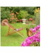 Gartenmöbel | Relaxdays 2x Liegestuhl in Blau Weiß - QO94932