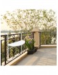 Gartenmöbel | Relaxdays Balkonhängetisch Bastian in Schwarz - HI90827