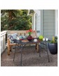 Gartenmöbel | Relaxdays Gartentisch in Anthrazit - MT07155