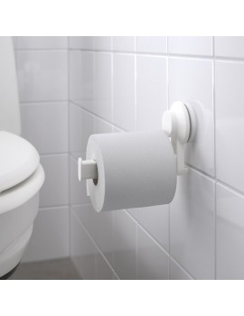 TISKEN Toilettenpapierhalter mit Saugnapf weiß  Deutschland - tr9485