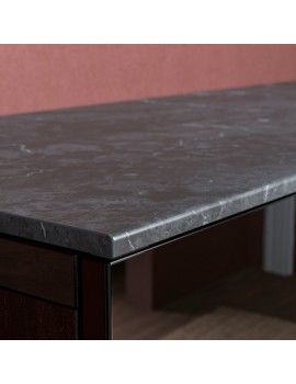 BESTÅ Deckplatte marmoriert/schwarz 120x42 cm  Deutschland - dh8769