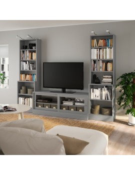 HAVSTA TV-Möbel Kombination grau 282x47x212 cm  Deutschland - ey2483