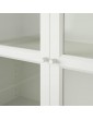 BILLY / OXBERG Bücherregal mit Aufsatz/Türen weiß/Glas 80x42x237 cm Deutschland - tk2872