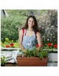 Gartendekoration | Relaxdays 10x Mini-Anzuchthaus in Schwarz - LT41020