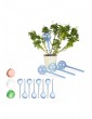 Gartendekoration | Relaxdays 12x Bewässerungskugeln in Blau - WG70451