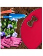 Gartendekoration | Relaxdays 1x Kniekissen in Rot - IU97718