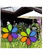 Gartendekoration | Relaxdays 2x Windrad in Bunt - EO64213