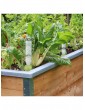 Gartendekoration | Relaxdays 4 x Tonspitzen Bewässerung in Terrakotta/ Grün - HB42107