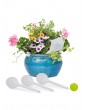 Gartendekoration | Relaxdays 4x Bewässerungskugel in Weiß - KW52995