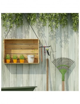 Gartendekoration | Relaxdays 4x Gerätehalter in Schwarz - IK87306