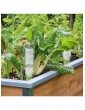 Gartendekoration | Relaxdays 4x Tonspitzen in Terrakotta/ Grün - SW43592