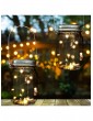 Gartendekoration | Relaxdays 8x Solarglas in Transparent - NI78706