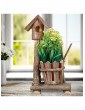 Gartendekoration | Relaxdays Blumentopf in Braun - RB13793