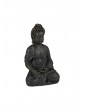 Gartendekoration | Relaxdays Buddha Figur in Dunkelgrau - SU74544