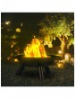 Gartendekoration | Relaxdays Feuerschale in Schwarz - VD23038
