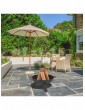 Gartendekoration | Relaxdays Feuerschale in Schwarz - VD23038