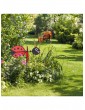 Gartendekoration | Relaxdays Windrad Käfer in Rot/Schwarz - IB22330