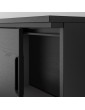 GALANT Aufbewahrung mit Schiebetüren schwarz gebeiztes Eschenfurnier 160x200 cm Deutschland - fe2161