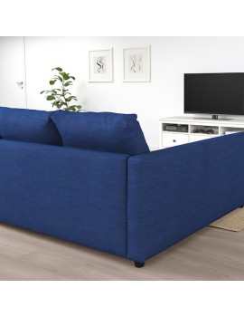 FRIHETEN Eckbettsofa mit Bettkasten Mit zusätzlichen Rückenkissen/Skiftebo blau  Deutschland - hl6894