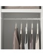 PLATSA Kleiderschrank mit 5 Türen weiß/Skatval hellbeige 180x57x241 cm Deutschland - wy6226