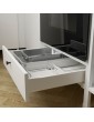 ENHET Unterschrank für Ofen mit Schubl weiß 60x60x75 cm Deutschland - kd9157