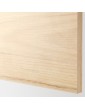 METOD / MAXIMERA Wandschrank mit 2 Türen/2 Schubl. weiß/Askersund Eschenachbildung hell 80x100 cm Deutschland - he7184