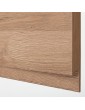 METOD Wandschrank horizontal weiß/Voxtorp Eichenachbildung 80x40 cm Deutschland - ra1247