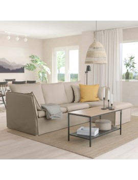 BACKSÄLEN 3er-Sofa mit Récamiere Katorp natur  Deutschland - yk4619