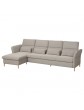FAMMARP 4er-Sofa mit Récamiere Links Holz/Viarp beige/braun  Deutschland - tw2459