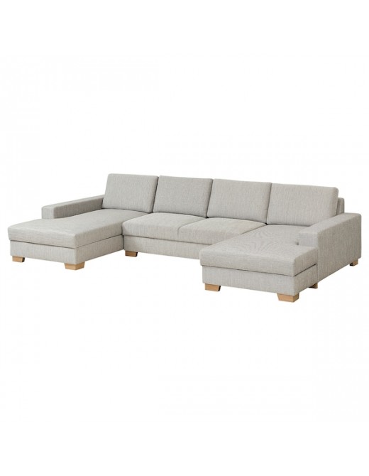 SÖRVALLEN 4er-Sofa mit Récamieren Viarp beige/braun Deutschland - wr3181
