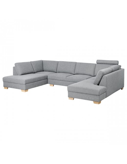 SÖRVALLEN Sofa U-Form/4-sitzig Lejde grau/schwarz Deutschland - at8146